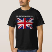 Brighton and Hove UK Flag British Souvenir Cool T-Shirt (Vorderseite)