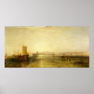 Brighton aus dem Meer, c.1829 Poster