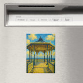 Brighton Bandstand Glow - Seaside Pavilion Magnet (In Situ (Geschirrspüler))
