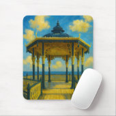 Brighton Bandstand Glow - Seaside Pavilion Mousepad (Mit Mouse)
