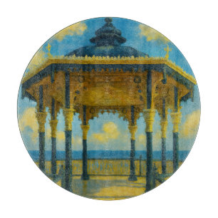 Brighton Bandstand Glow - Seaside Pavilion Schneidebrett