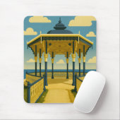 Brighton Bandstand - Kunst der Küstenarchitektur Mousepad (Mit Mouse)