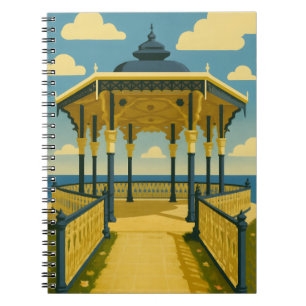 Brighton Bandstand - Kunst der Küstenarchitektur Notizblock