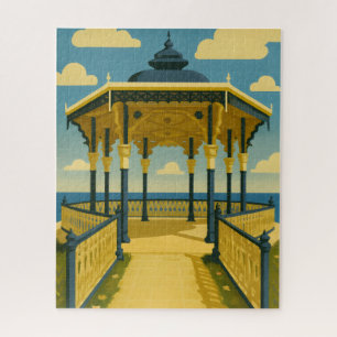 Brighton Bandstand - Kunst der Küstenarchitektur Puzzle