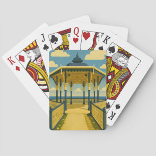 Brighton Bandstand - Kunst der Küstenarchitektur Spielkarten