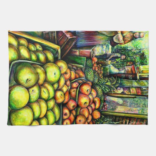 Brighton Beach Babys Geschirrtuch (Horizontal)