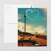 Brighton Beach Heart Postkarte (Vorne/Hinten)