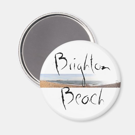 Brighton Beach Magnet (Vorderseite/Rückseite)