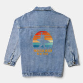 Brighton Beach New York Sasquatch Souvenir Jeansjacke (Rückseite)