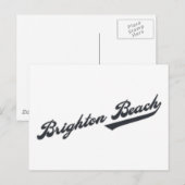 Brighton Beach Postkarte (Vorne/Hinten)