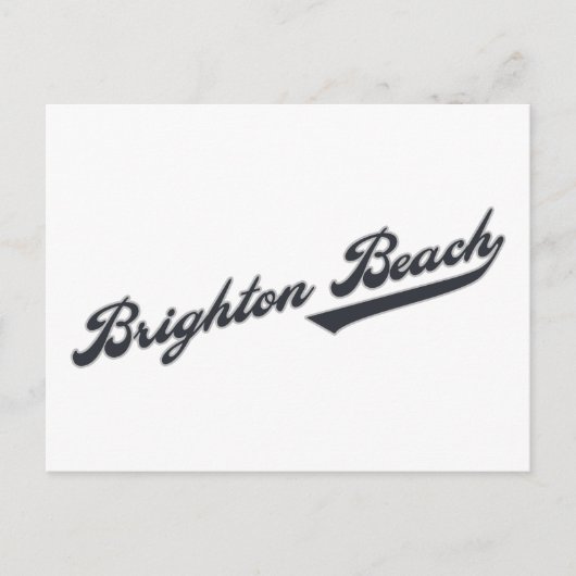 Brighton Beach Postkarte (Vorderseite)