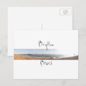 Brighton Beach Postkarte (Vorne/Hinten)