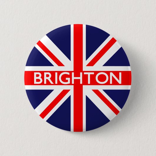 Brighton: Britische Flagge Button (Vorderseite)