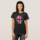 Brighton British Flag England Großbritannien Gewer T-Shirt (Vorne ganz)