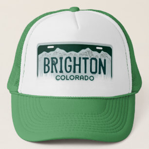 Brighton Colorado Führerschein Plakat Souvenirhut Truckerkappe