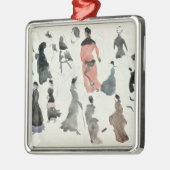 Brighton-Damen Silbernes Ornament (Links)