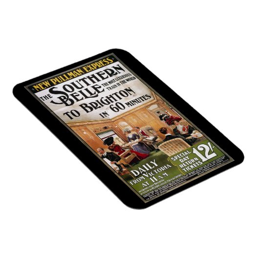 Brighton, England, Bahnreise Magnet (Rechte Seite)
