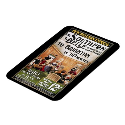 Brighton, England, Bahnreise Magnet (Linke Seite)