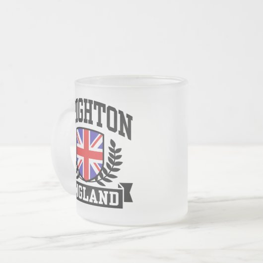Brighton England Mattglastasse (Vorderseite Links)