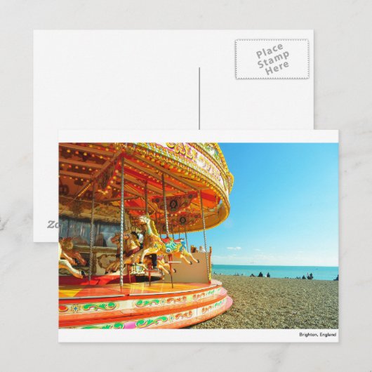 Brighton, England Postkarte (Vorne/Hinten)