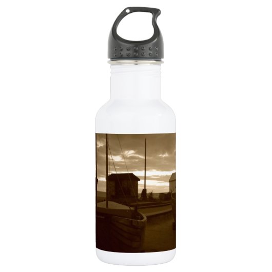 Brighton-Fischerboote Edelstahlflasche (Vorderseite)