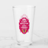 Brighton Gay Pride Glas (Vorderseite)