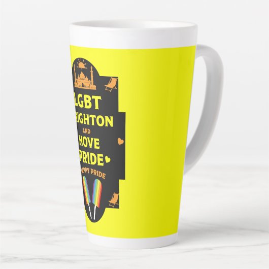 Brighton Gay Pride Milchtasse (Rechte Ecke)