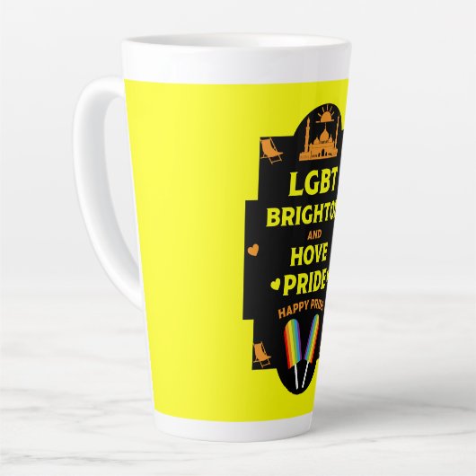 Brighton Gay Pride Milchtasse (Linke Ecke)