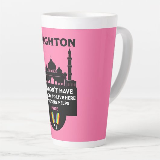 Brighton Gay Pride Milchtasse (Rechte Ecke)