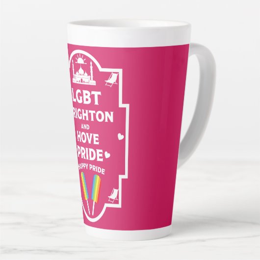 Brighton Gay Pride Milchtasse (Rechte Ecke)