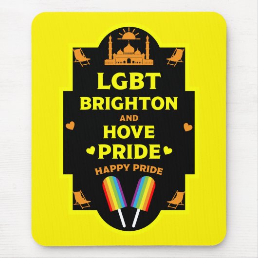 Brighton Gay Pride Mousepad (Vorne)