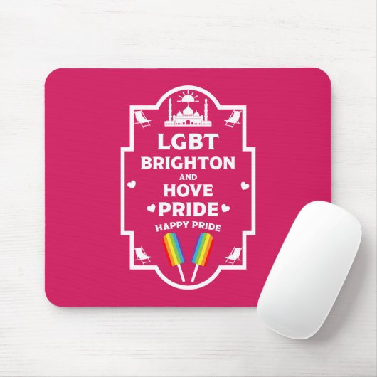 Brighton Gay Pride Mousepad (Mit Mouse)