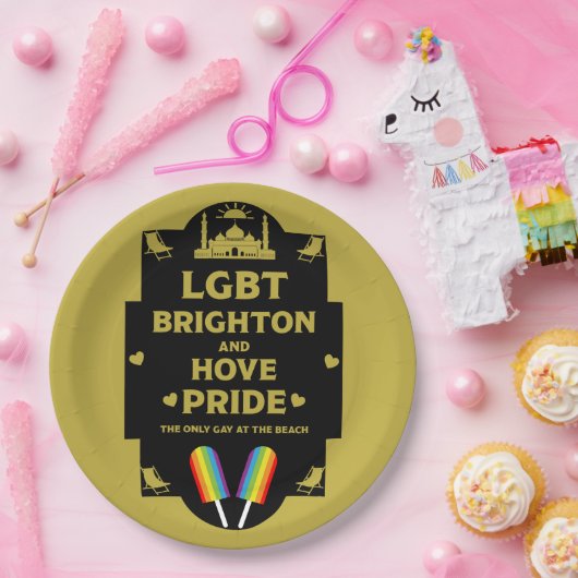 Brighton Gay Pride Pappteller (Party)