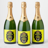 Brighton Gay Pride Schaumweinetikett (Flaschen)