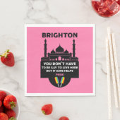 Brighton Gay Pride Serviette (Beispiel)