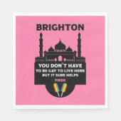 Brighton Gay Pride Serviette (Vorderseite)