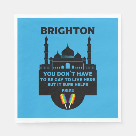 Brighton Gay Pride Serviette (Vorderseite)