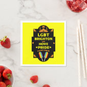 Brighton Gay Pride Serviette (Beispiel)