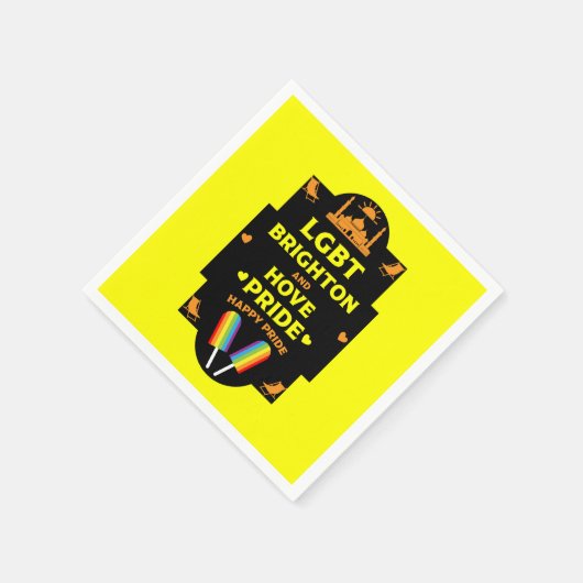 Brighton Gay Pride Serviette (Ecke)