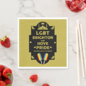 Brighton Gay Pride Serviette (Beispiel)