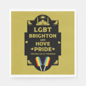 Brighton Gay Pride Serviette (Vorderseite)