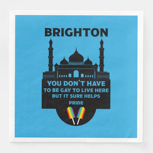 Brighton Gay Pride Serviette (Vorderseite)
