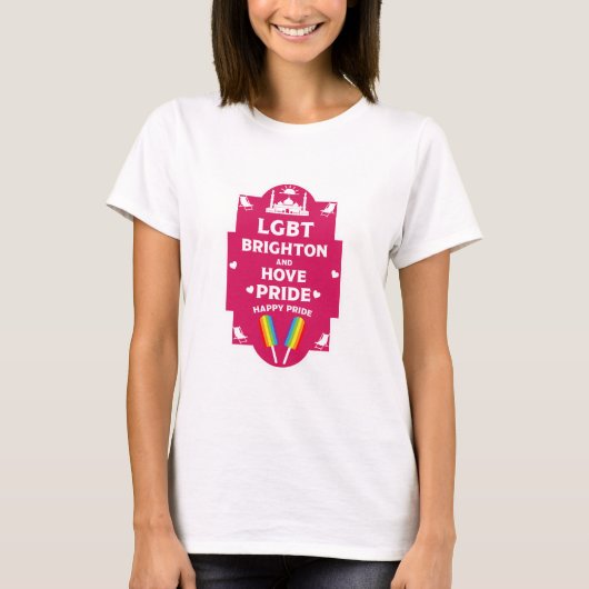 Brighton Gay Pride T-Shirt (Vorderseite)