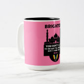 Brighton Gay Pride Zweifarbige Tasse (Vorderseite Links)