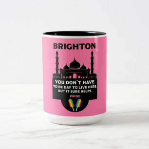 Brighton Gay Pride Zweifarbige Tasse