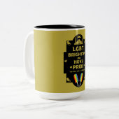 Brighton Gay Pride Zweifarbige Tasse (Vorderseite Links)