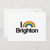 BRIGHTON - I LIEBE PRIDE -.pnng Postkarte (Vorne/Hinten)
