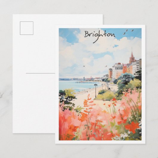 Brighton Kunstreisen Postkarte (Vorne/Hinten)