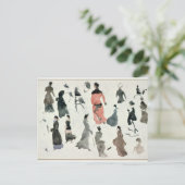 Brighton Ladys Postkarte (Stehend Vorderseite)