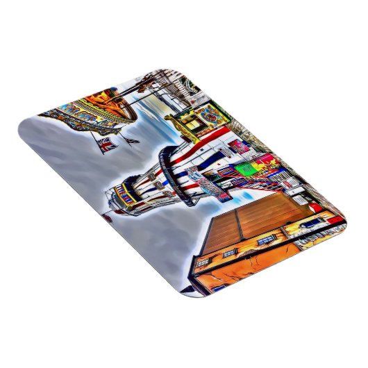 Brighton Palace Pier Fairground Rides Magnet (Rechte Seite)